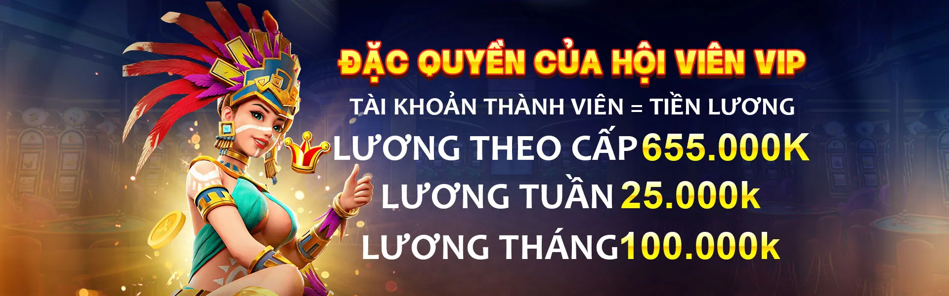 Banner khuyến mãi nhatvip888 với các ưu đãi tiền thưởng và trò chơi casino